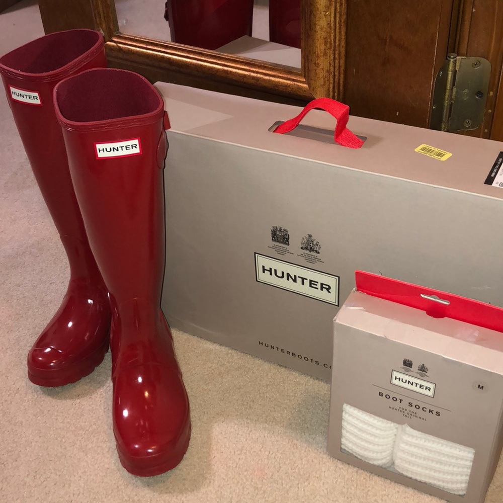 Hunter Boots + Socks